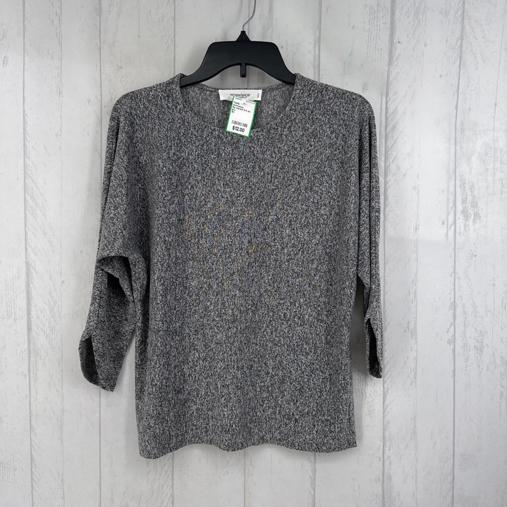 Sp marled 3/4 slv top