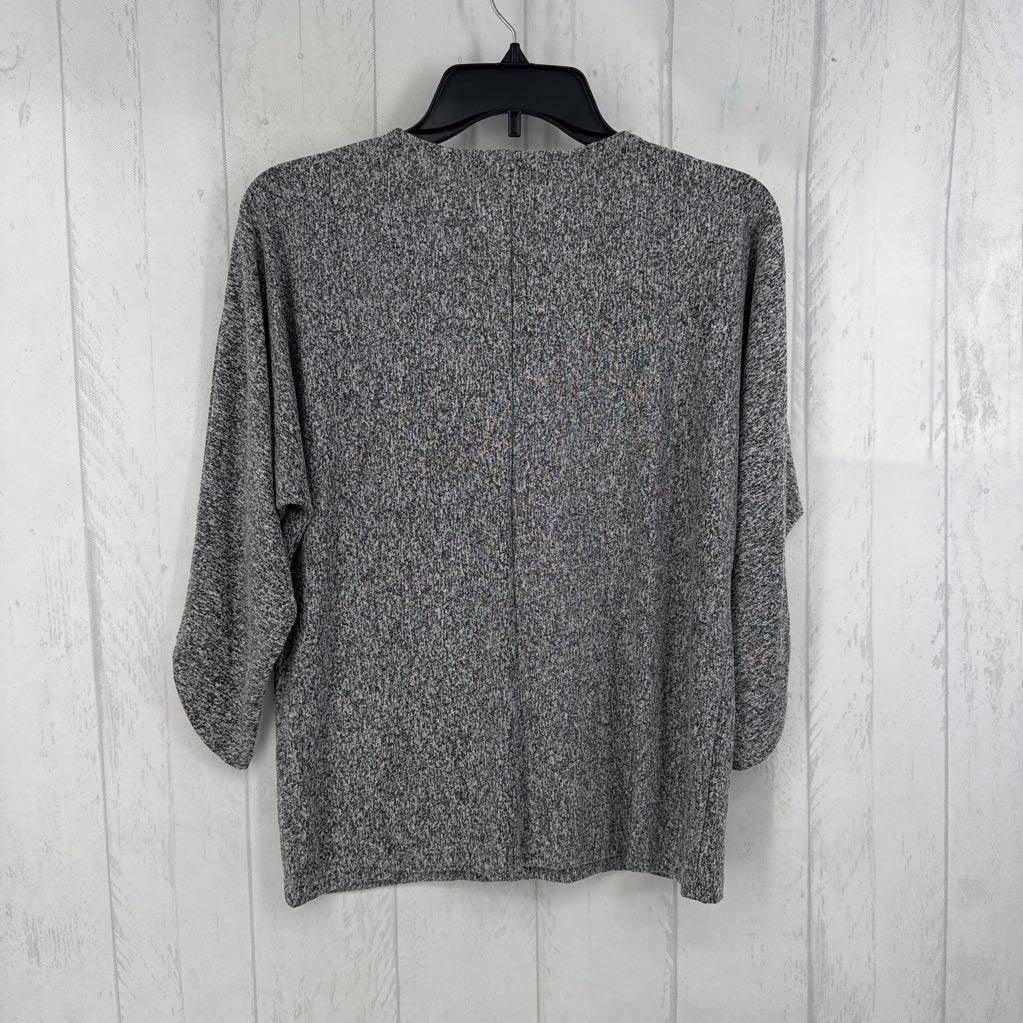 Sp marled 3/4 slv top