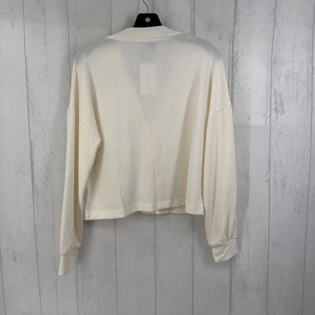 S button front cardi