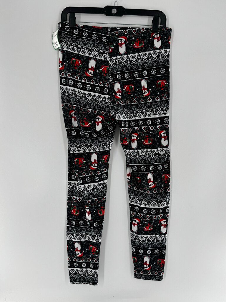 OS holiday penguin leggings