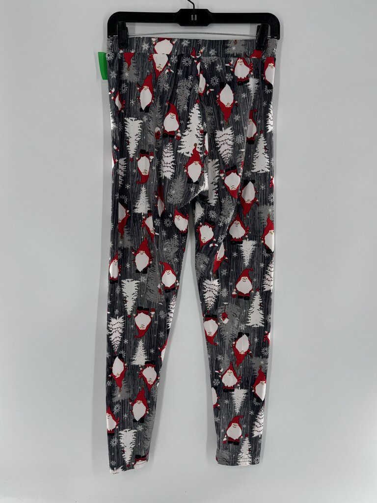 L/XL holiday christmas gnomes leggings