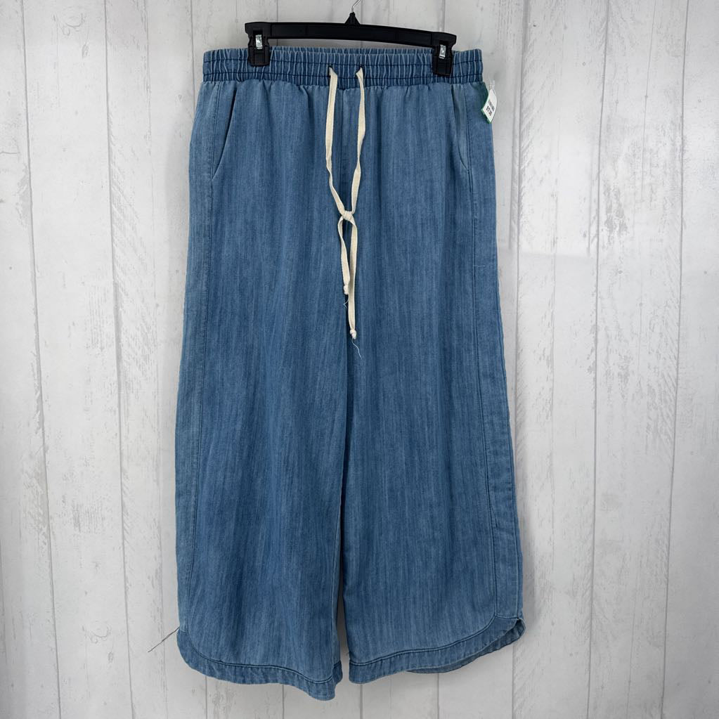 M wide leg pull on pants