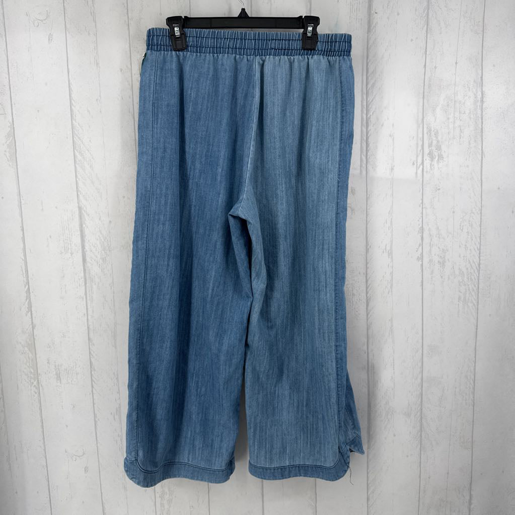 M wide leg pull on pants