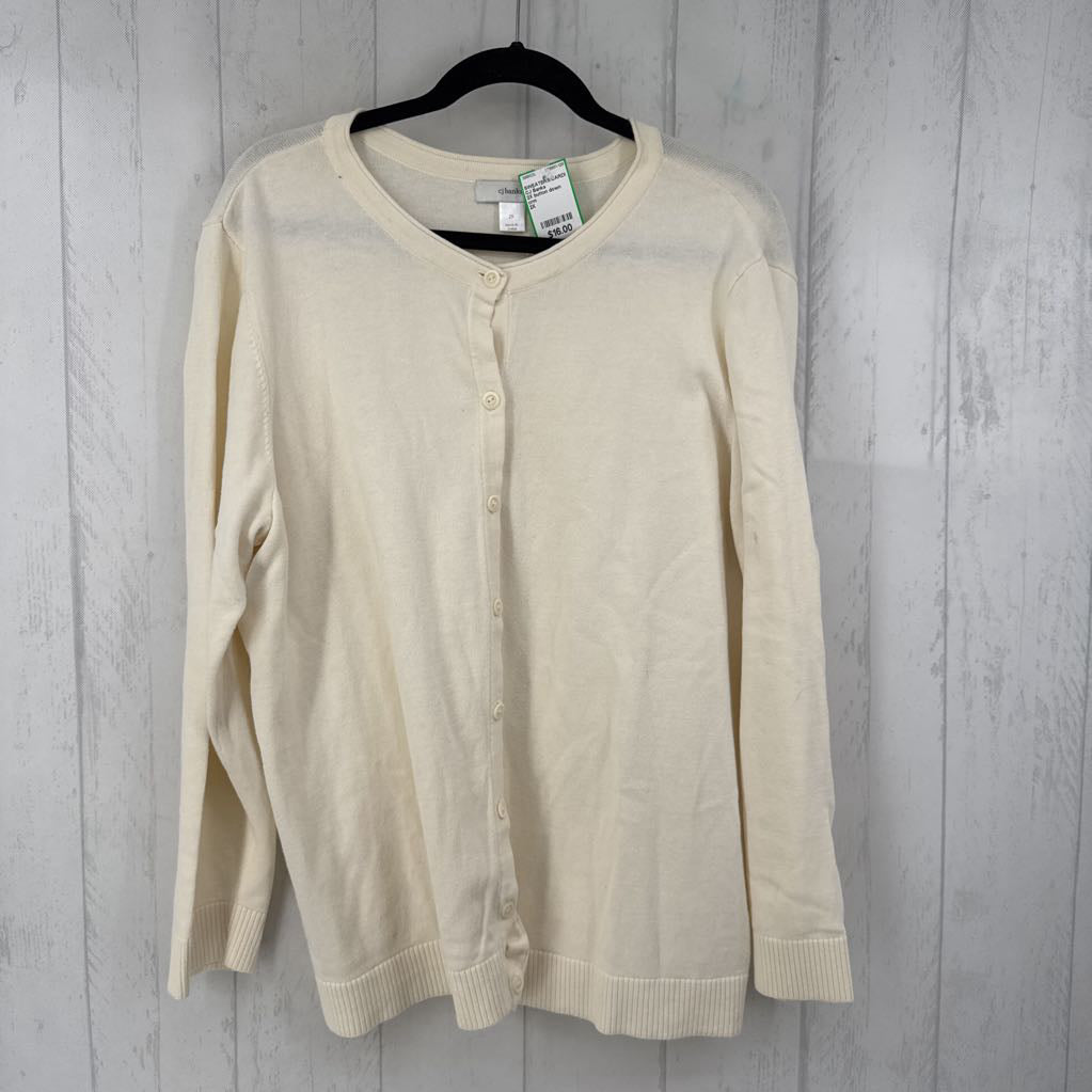 2X button down cardi