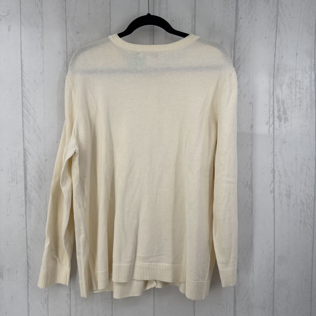 2X button down cardi