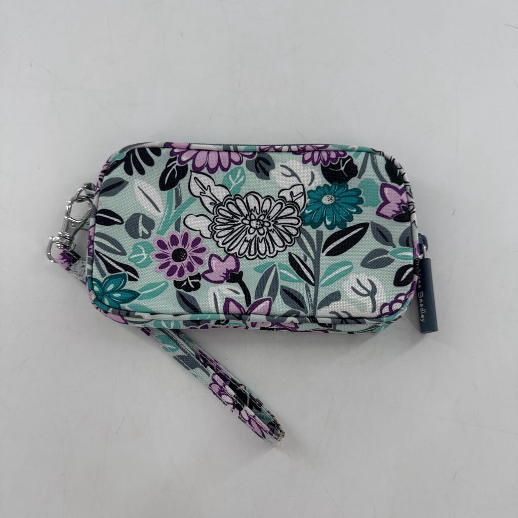 flo print nylon wristlet