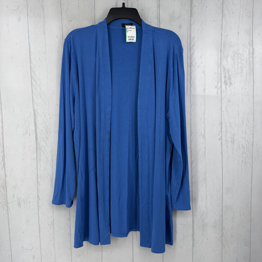 XL l/s open cardigan