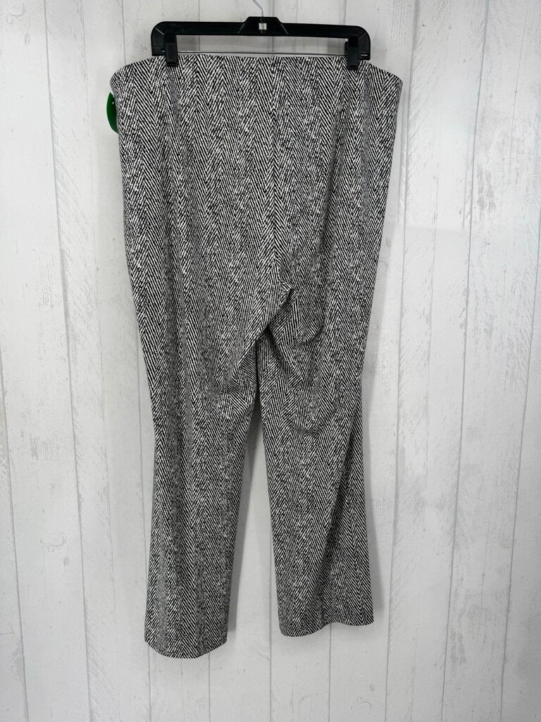 18 chevron print pull-on pant