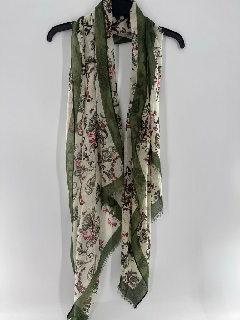 flower print scarf