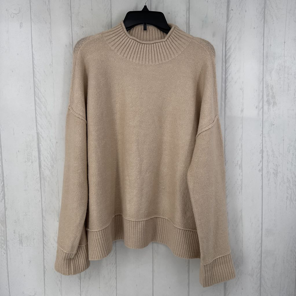 XL l/s mock neck sweater