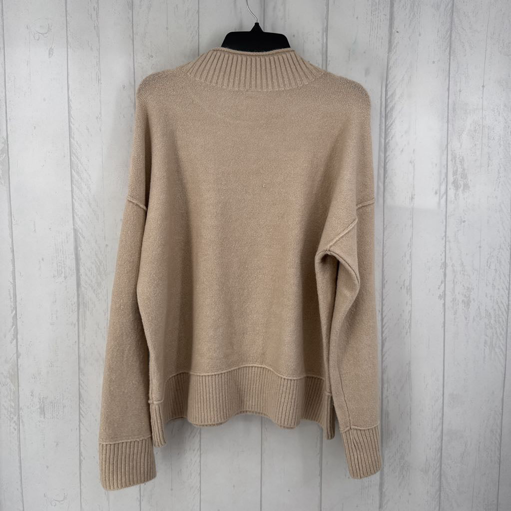 XL l/s mock neck sweater