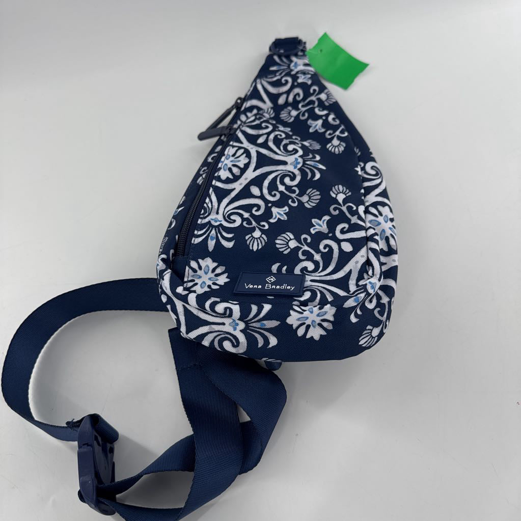 raindrop medallion print mini sling bag