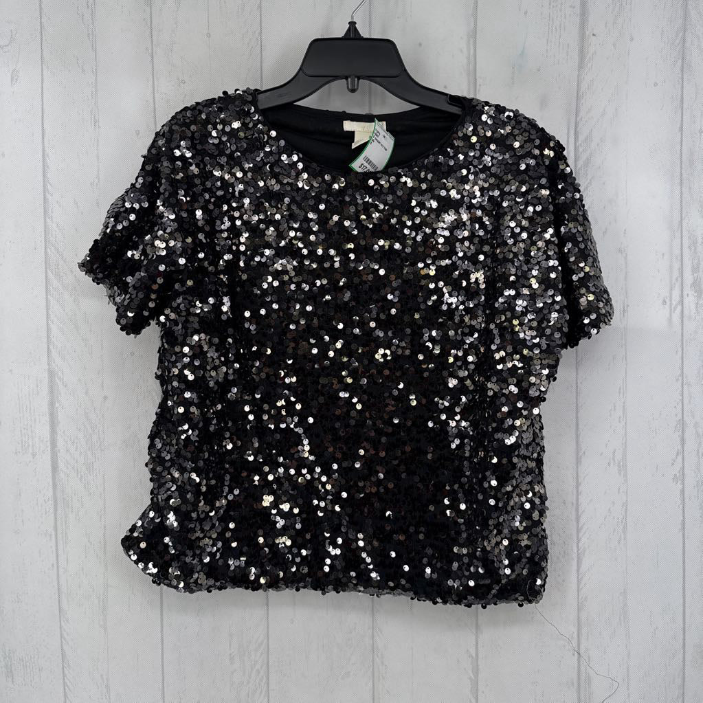 S sequin s/s top
