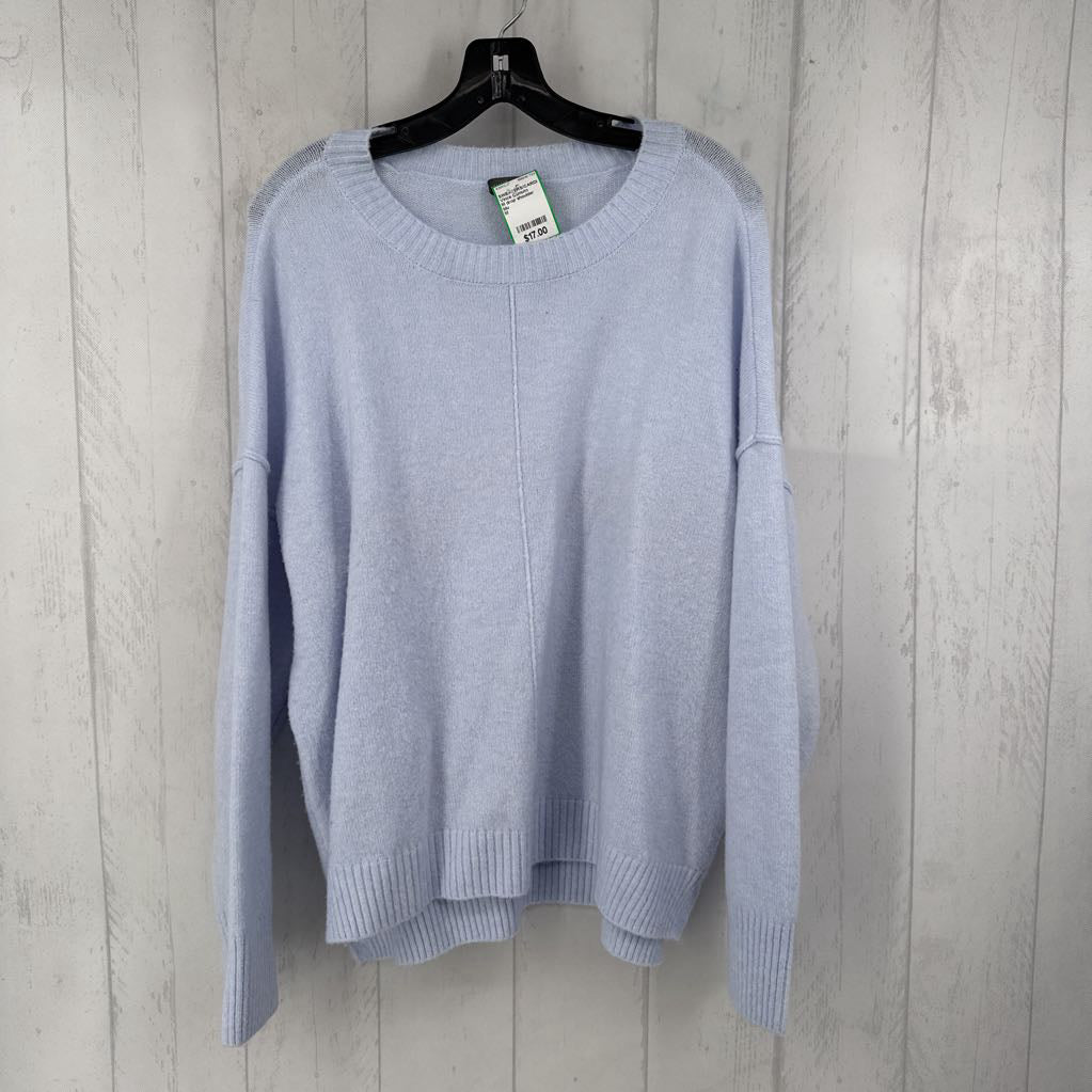 M drop shoulder crewneck sweater