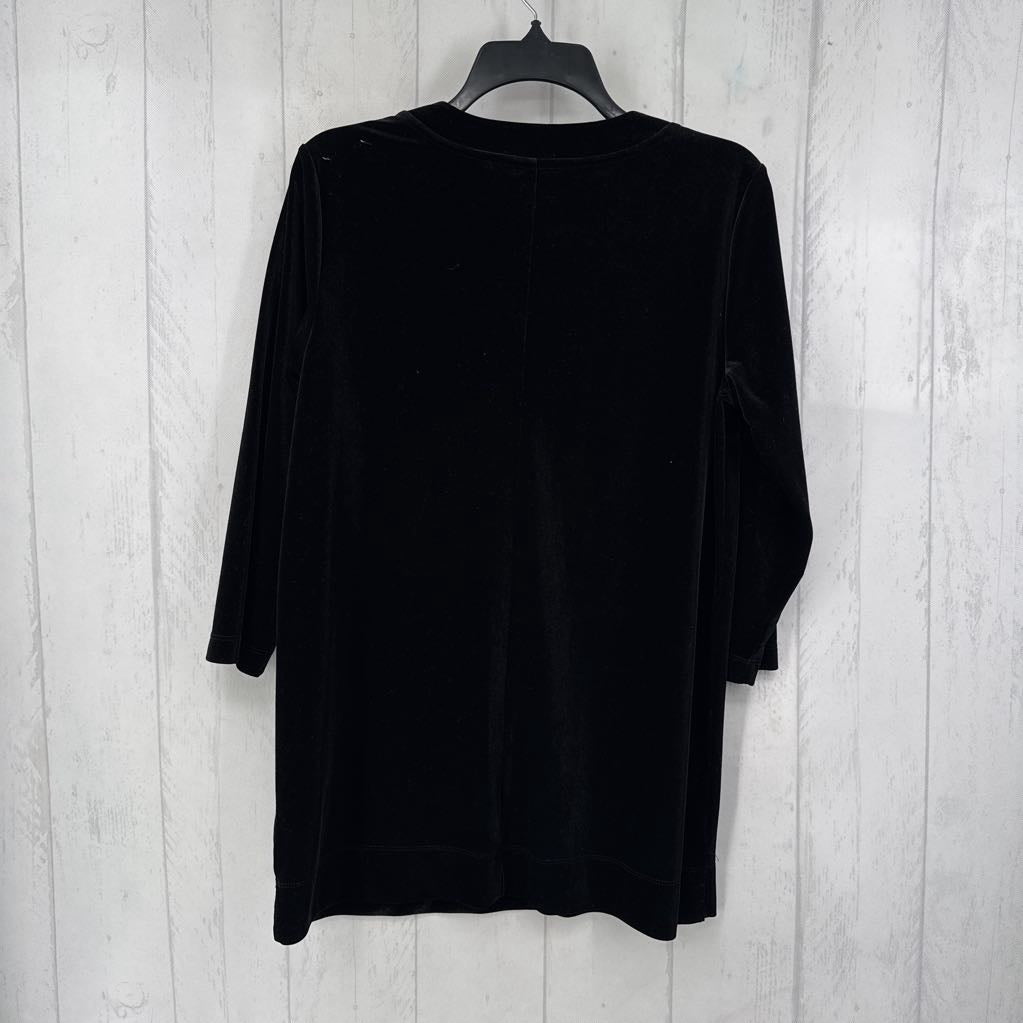 M/P v-neck 3/4 slv top