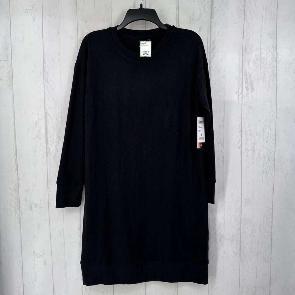 S crewneck l/s sweater dress