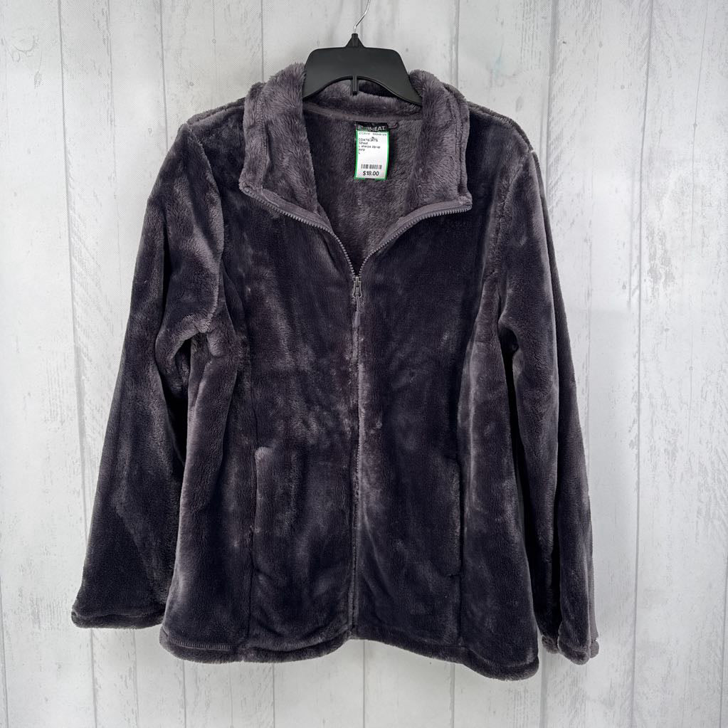 L sherpa zip-up jacket