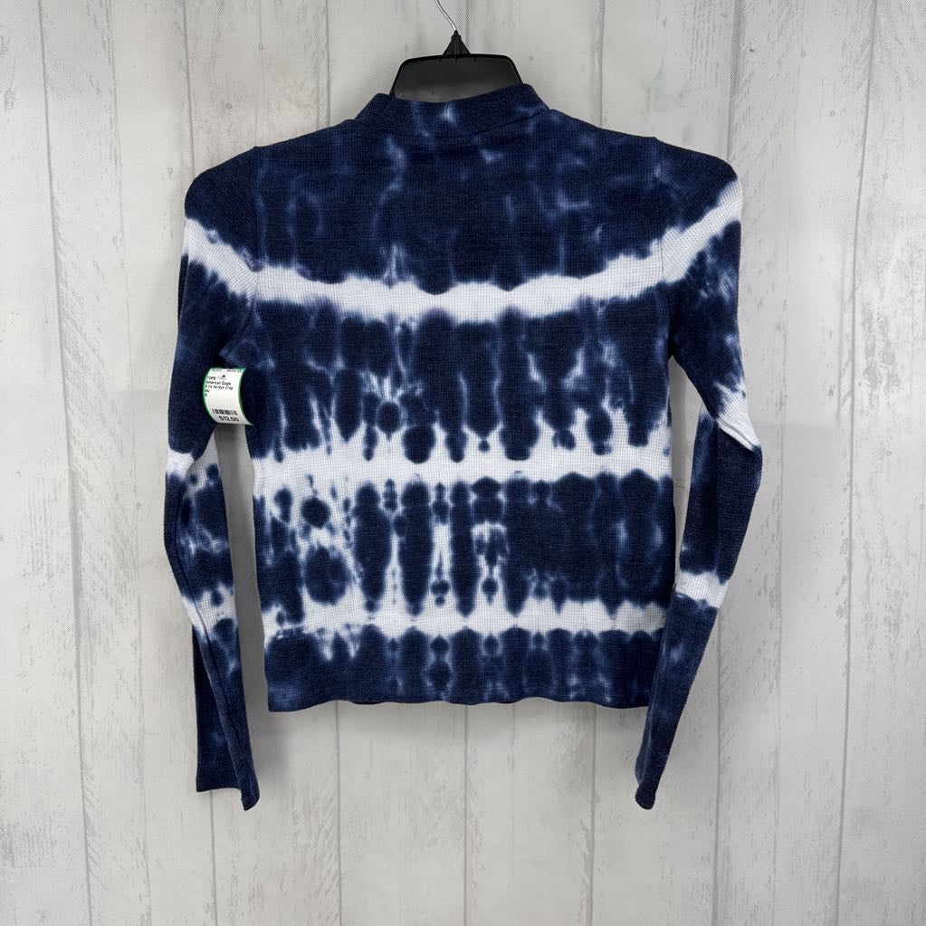 S l/s tie-dye crop top
