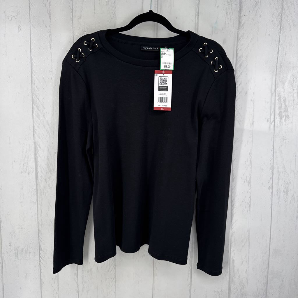 R49 XL l/s crew neck top