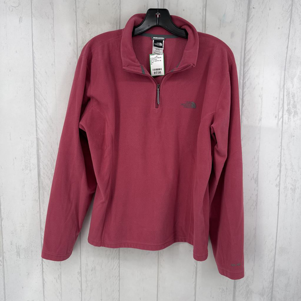 XL l/s quarter zip fleece top