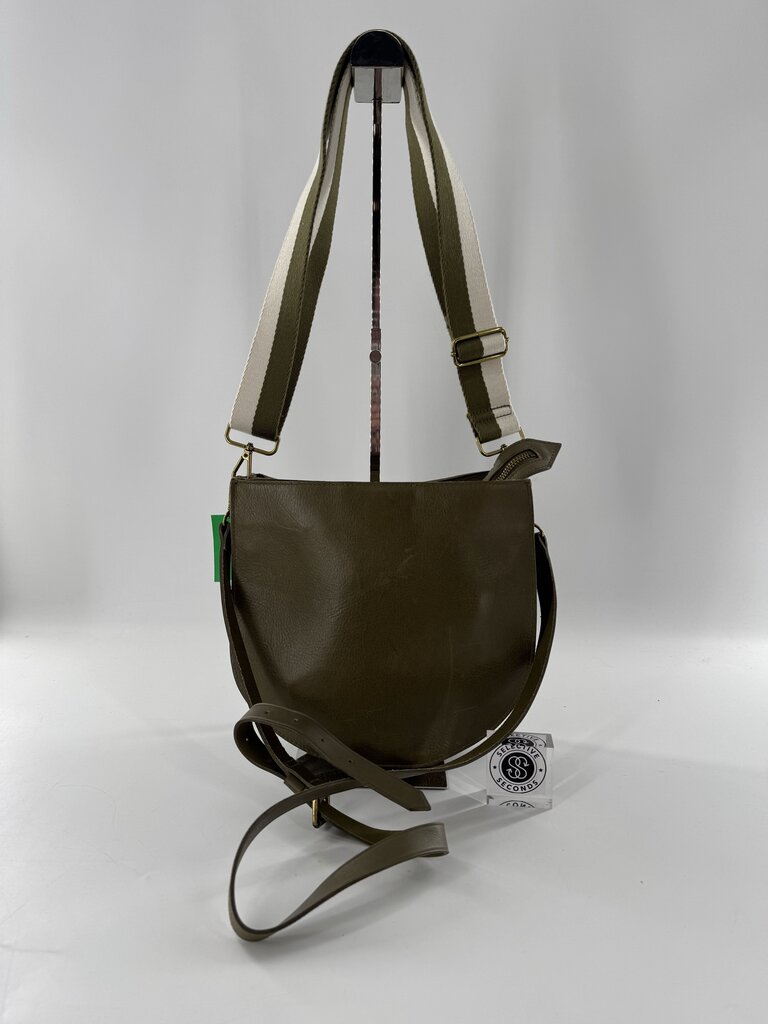 leather double strap crossbody