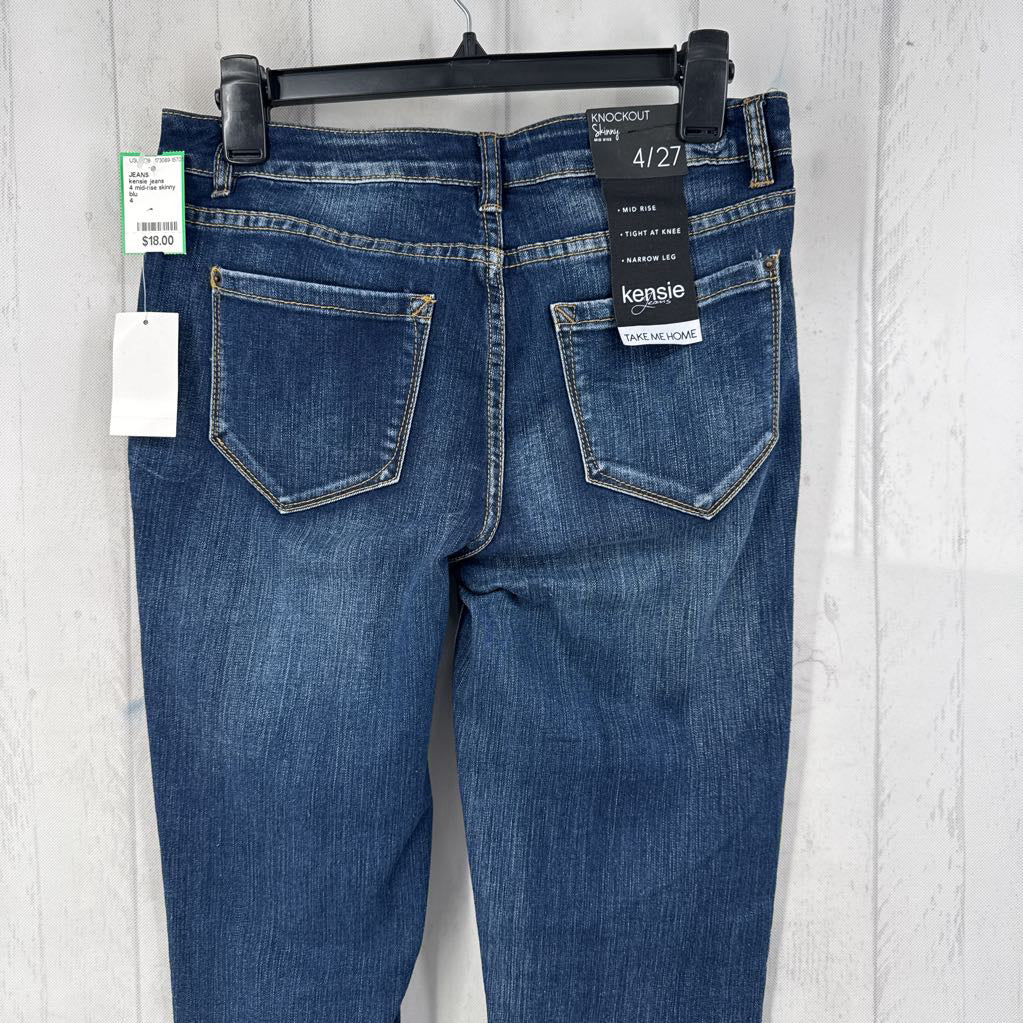 4 mid-rise skinny jean