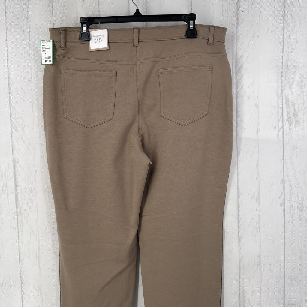 L/XL foiled slim pant