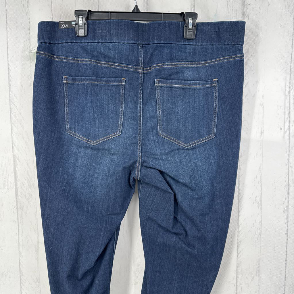 20w pull-on straight leg jean
