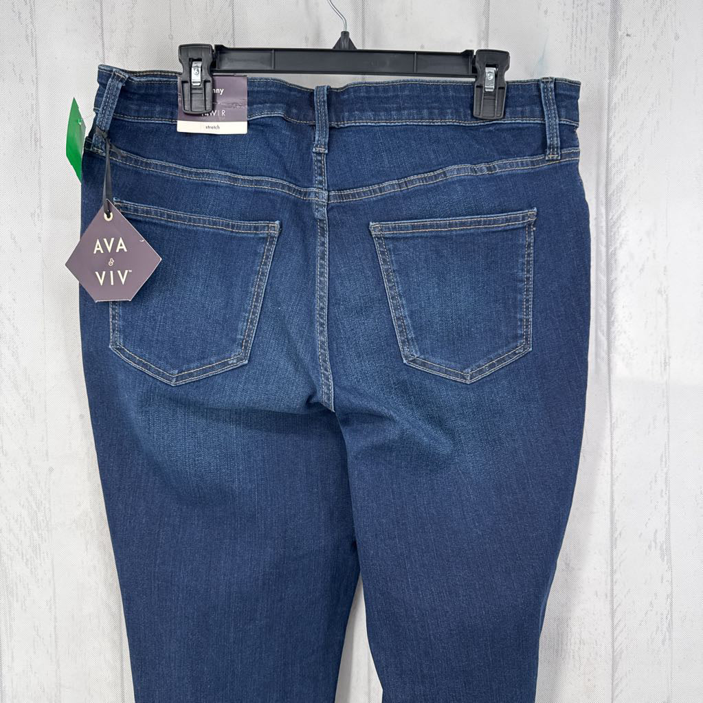 14w stretch skinny jean