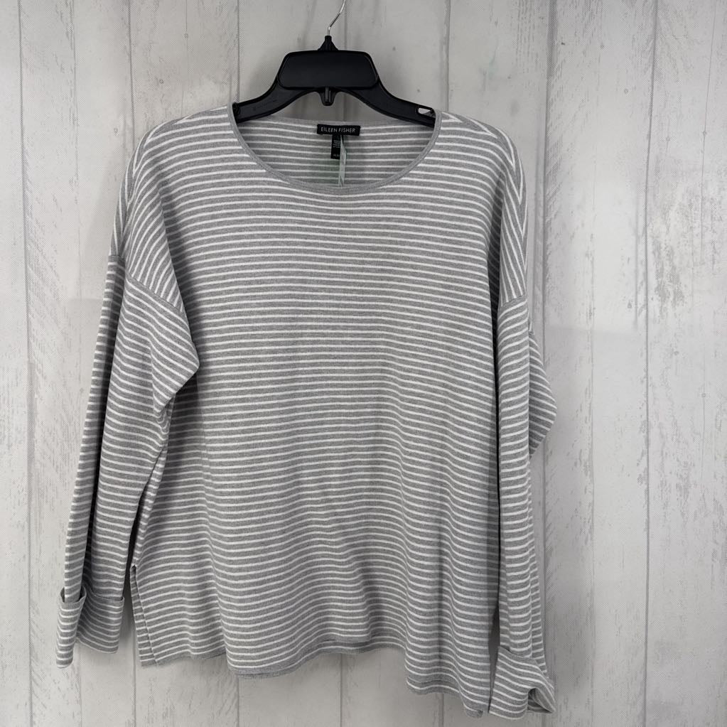 M striped l/s top
