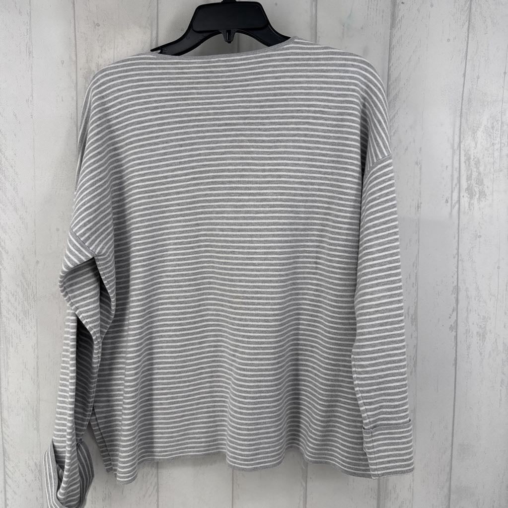 M striped l/s top