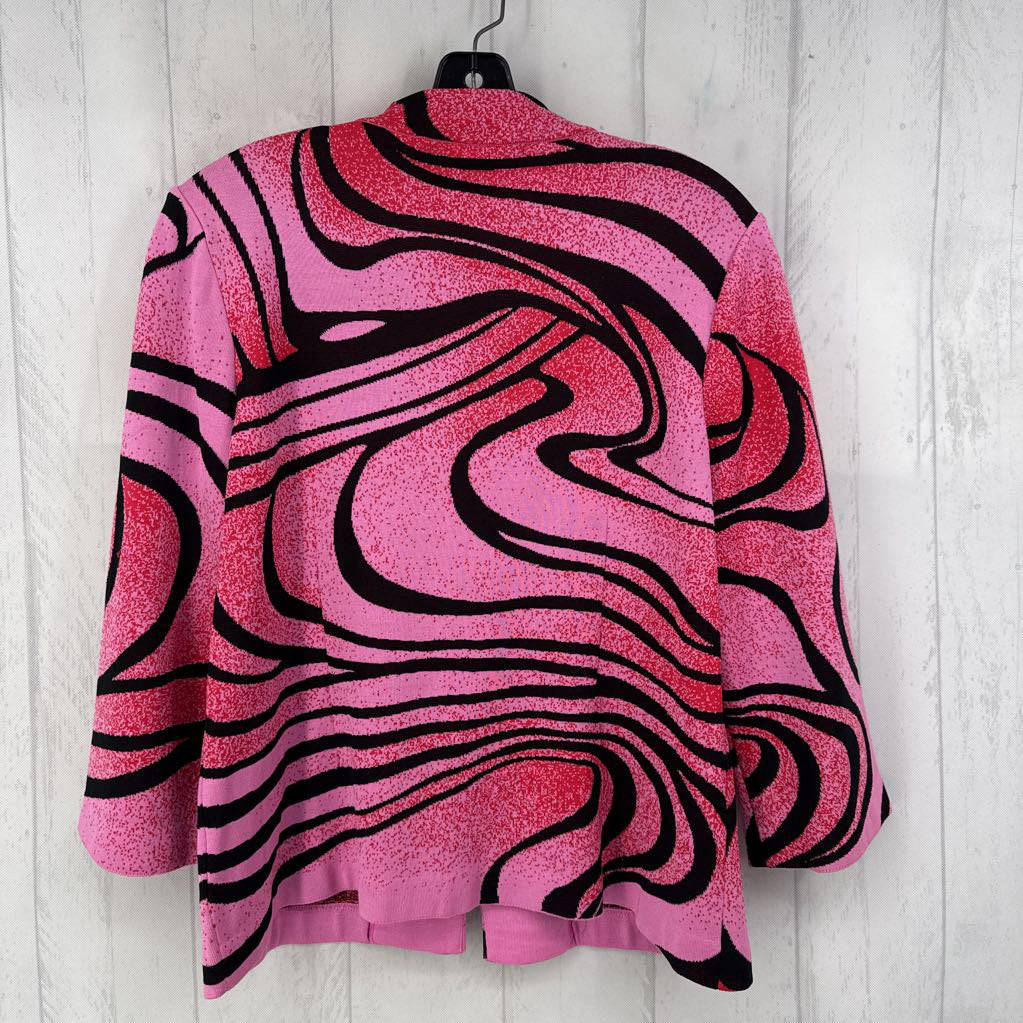 L swirl pattern cardi