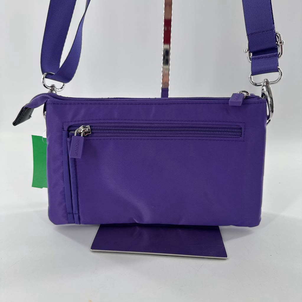 triple entry quilted crossbody w/ wristlet strap