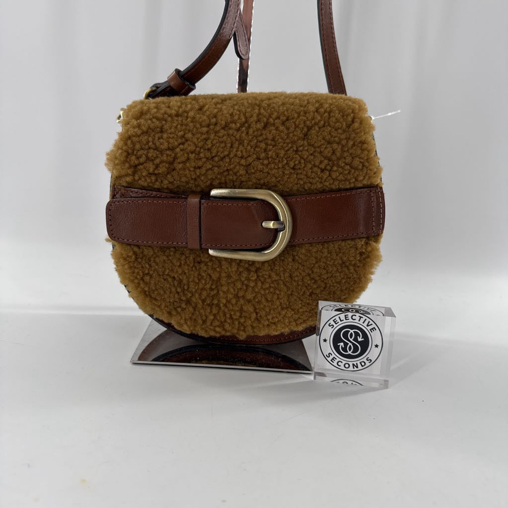 sherpa flap crossbody