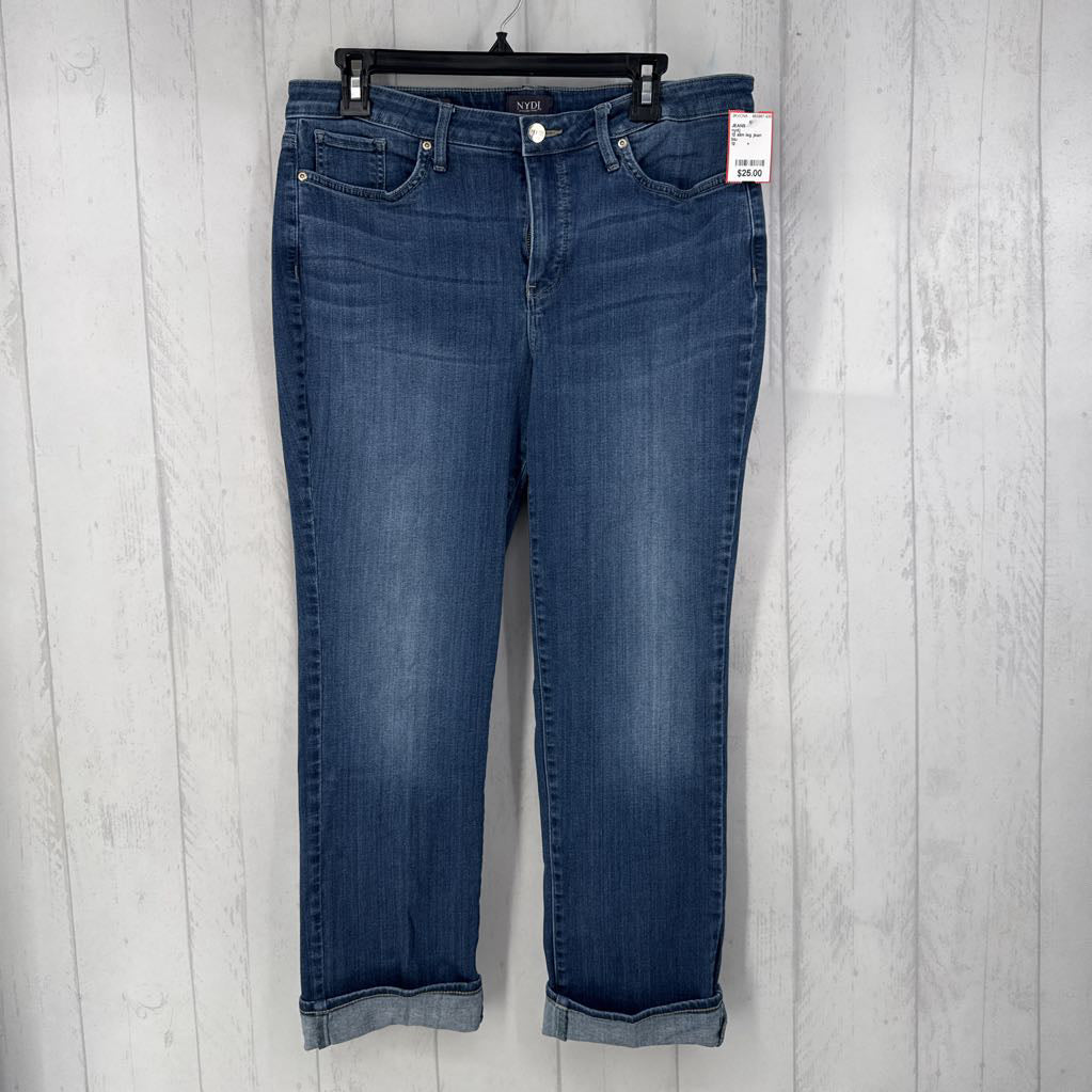 12 slim leg jean