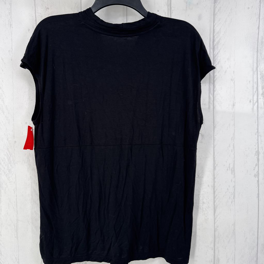 XL gathered cap slv top