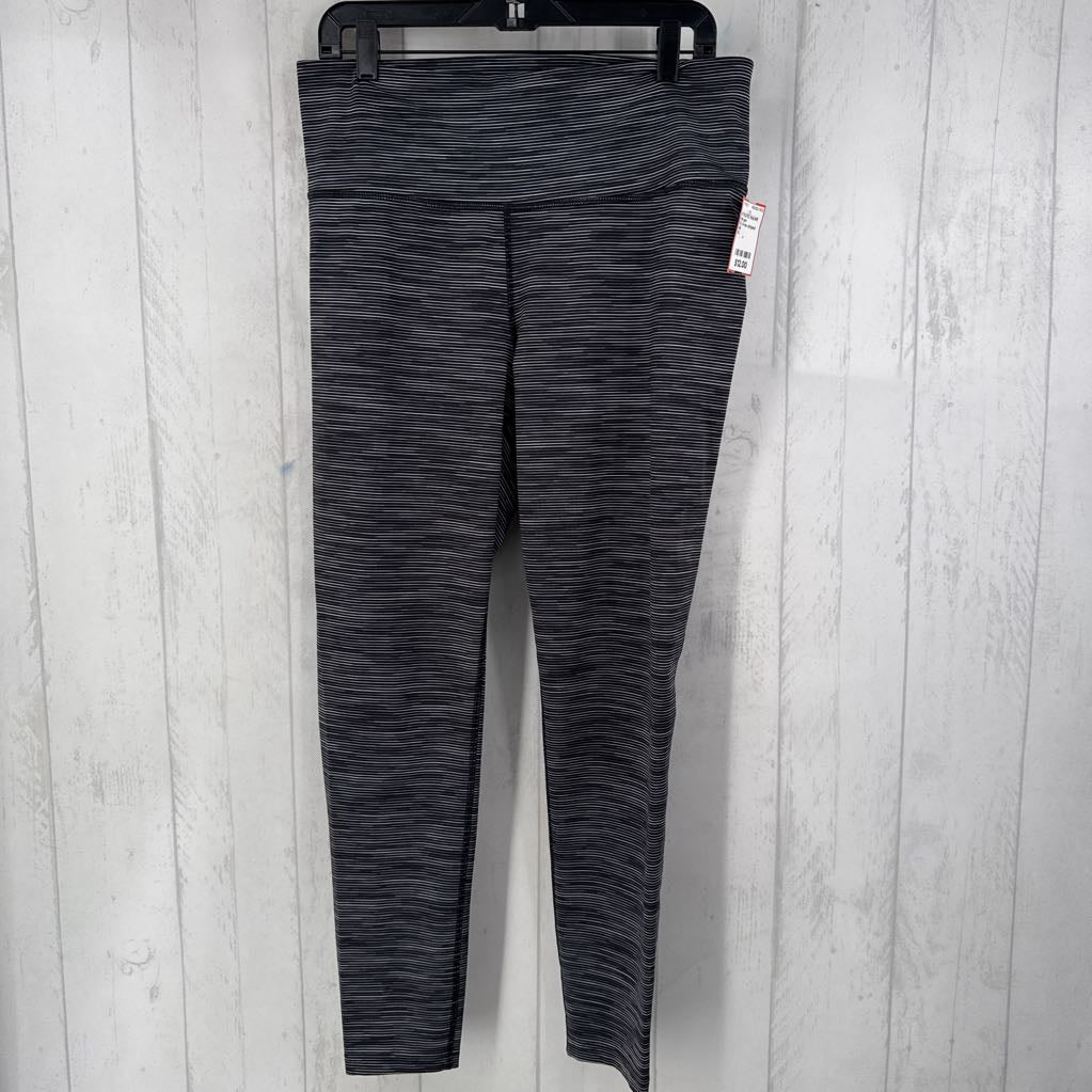 XL hi-rise striped leggings