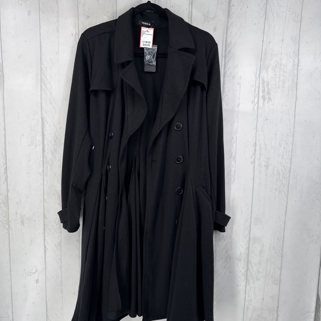 R109 1X long belted coat