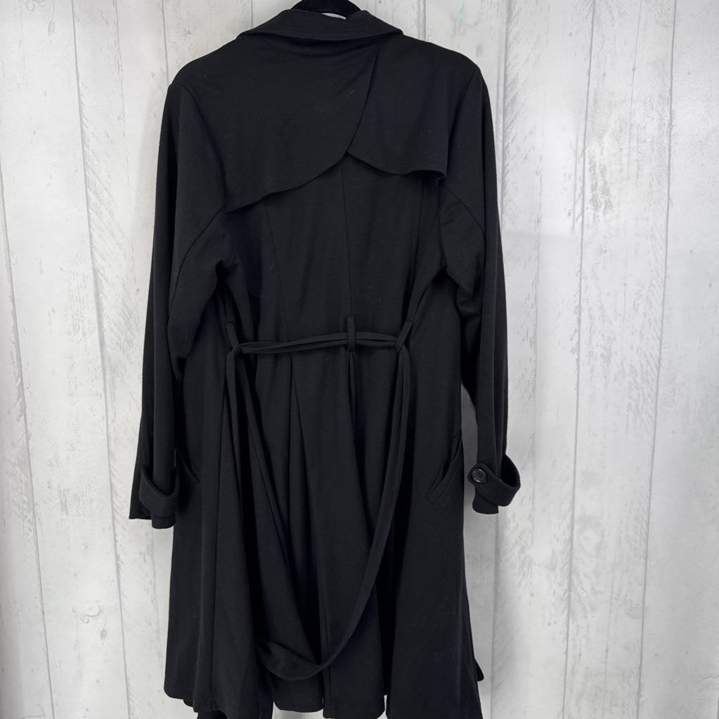 R109 1X long belted coat
