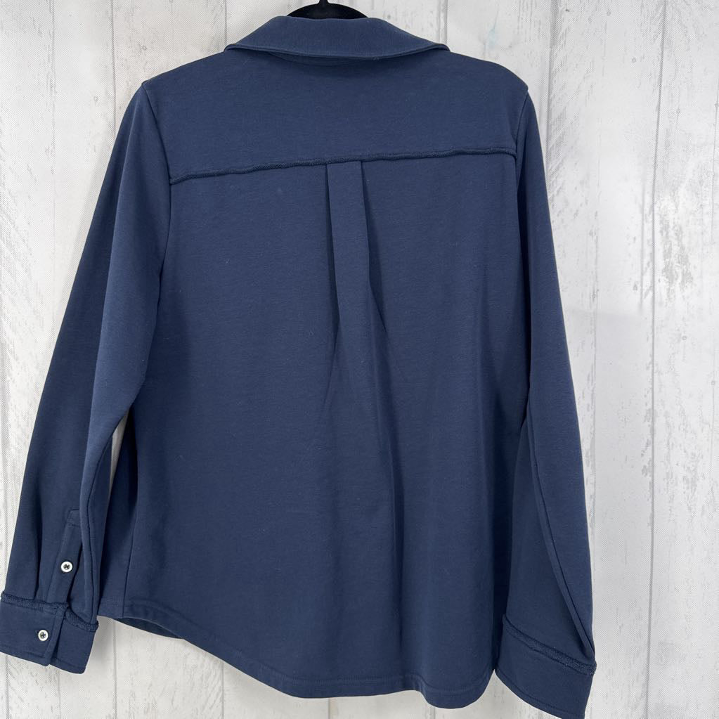 M button down l/s top