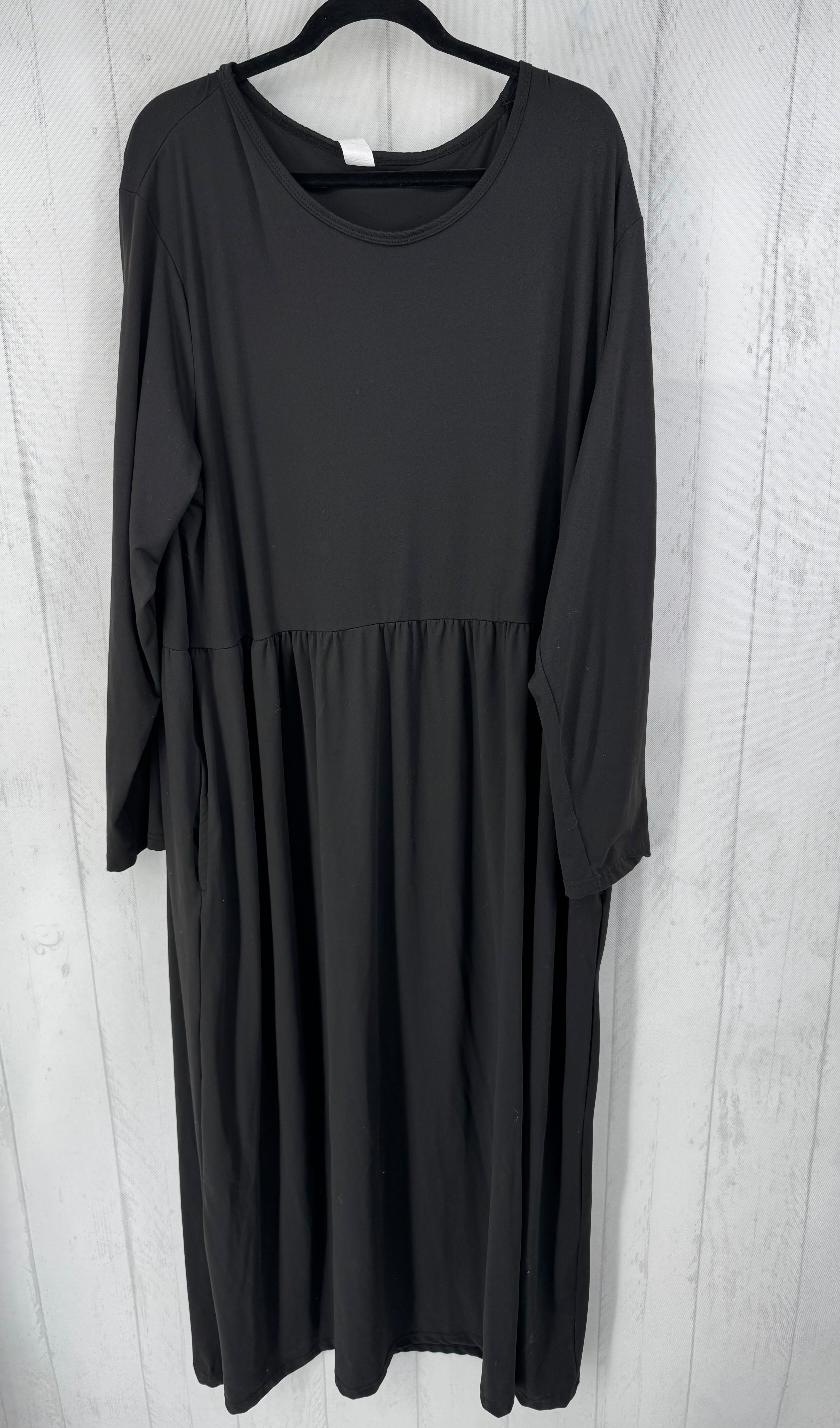 5XL l/s maxi dress