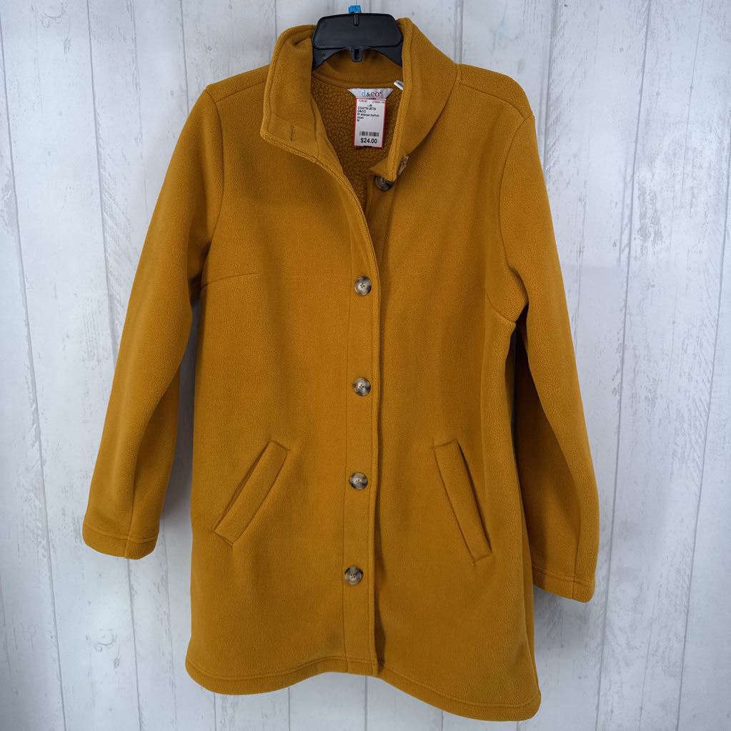 M sherpa button down coat