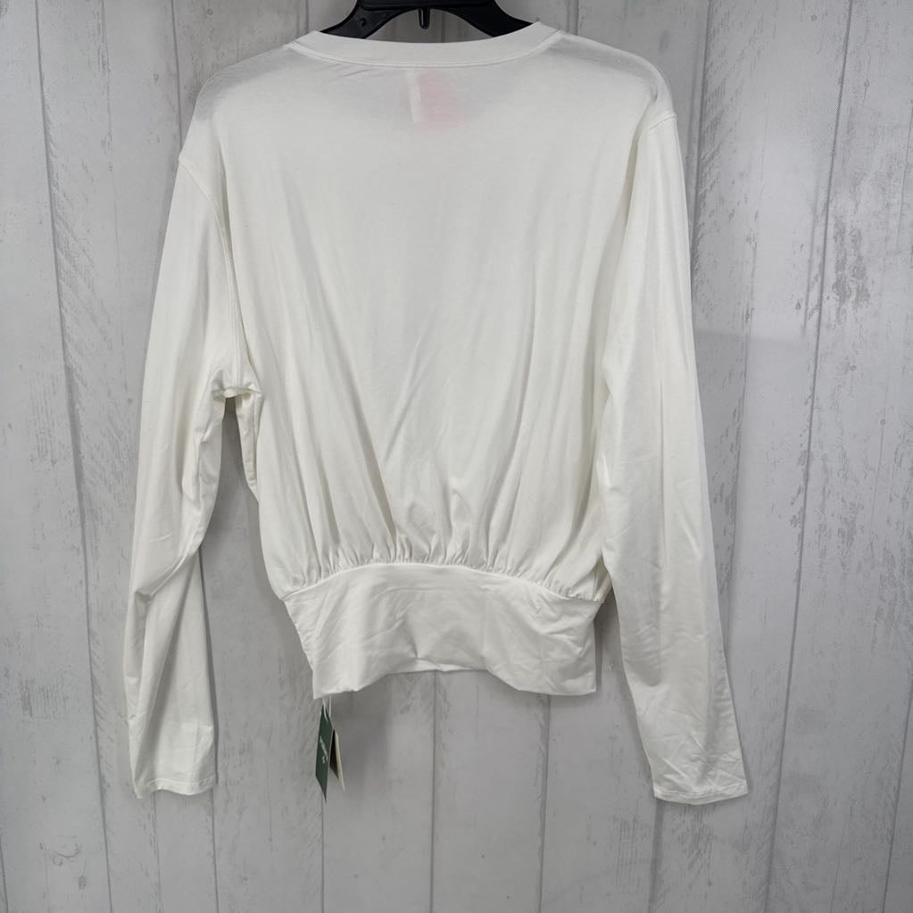 L fitted waist l/s top