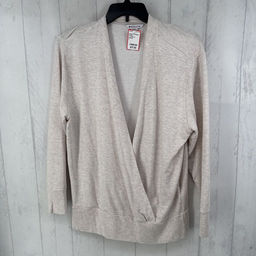 L crossover sweatshirt