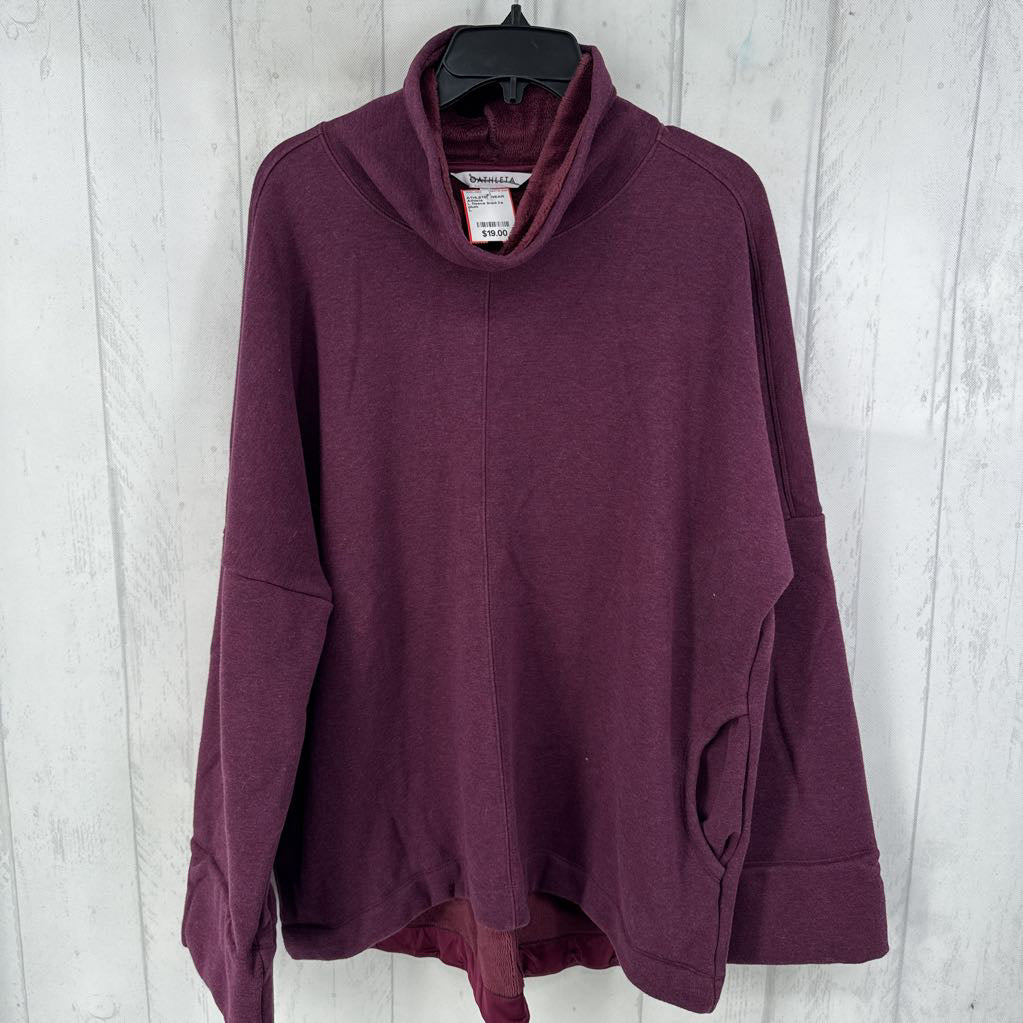 L fleece lined l/s top