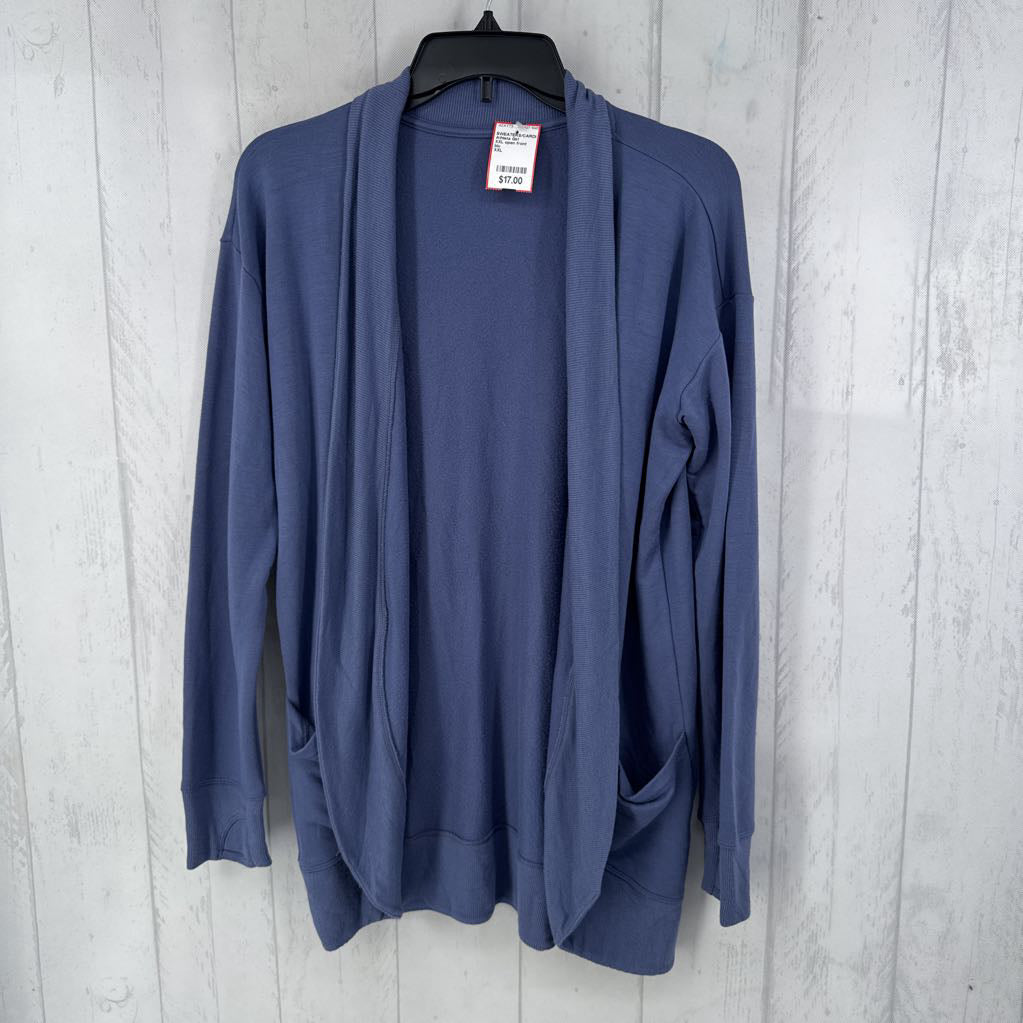 XXL open front cardi