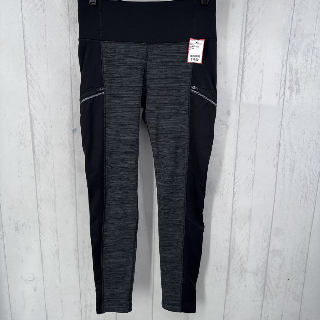 M fleece lined marled leggings