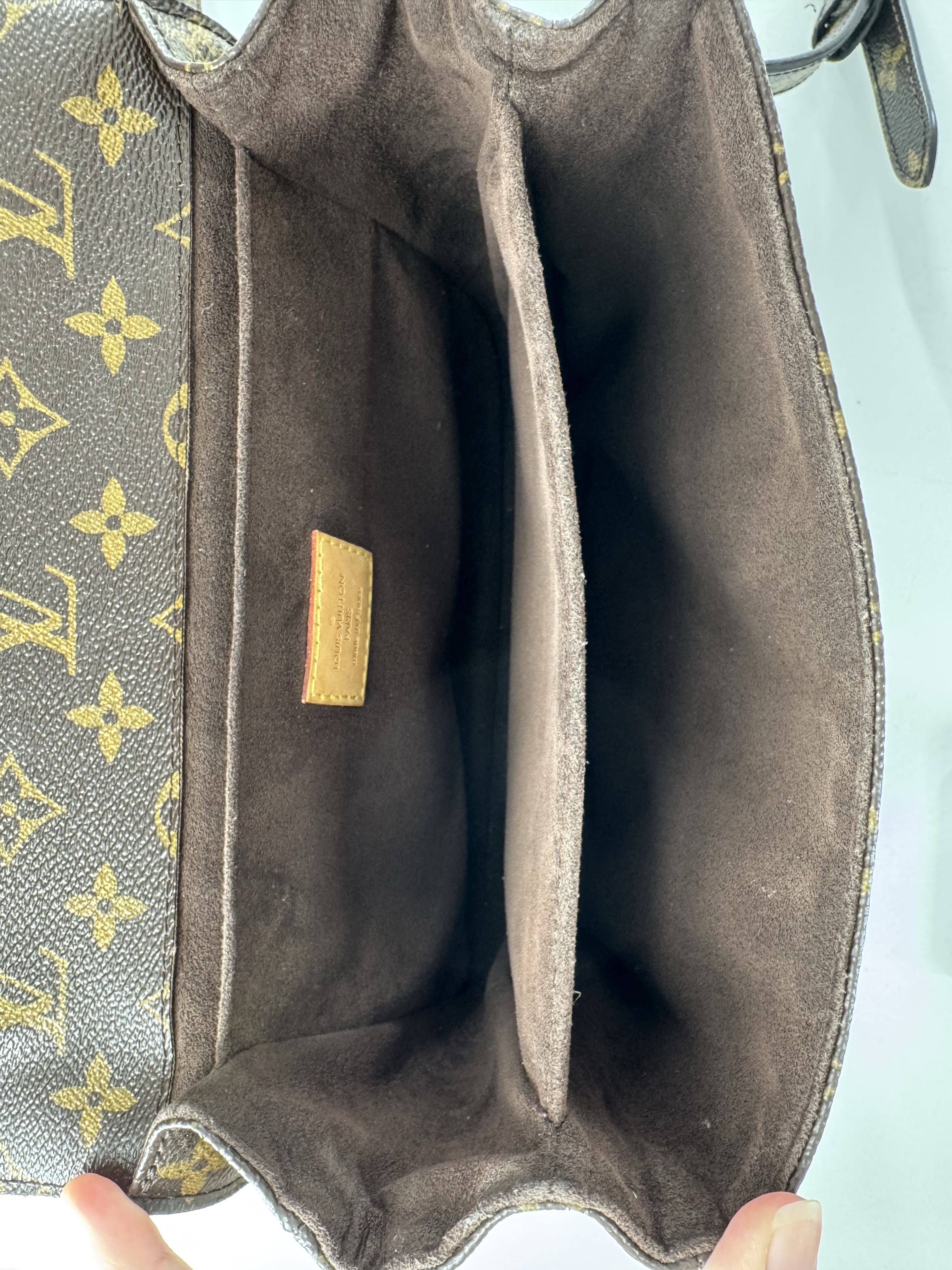 monogram flap crossbody