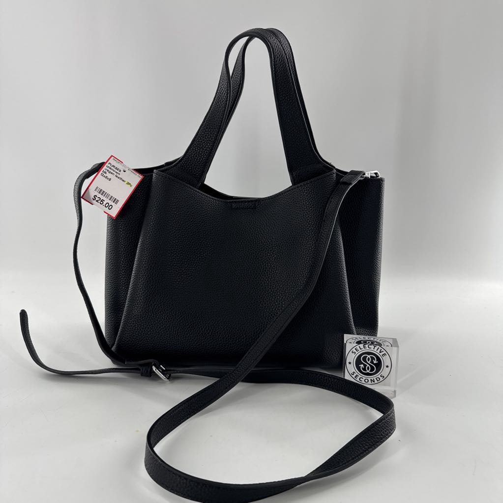 .vegan leather 2Pc purse w/ inside pouch