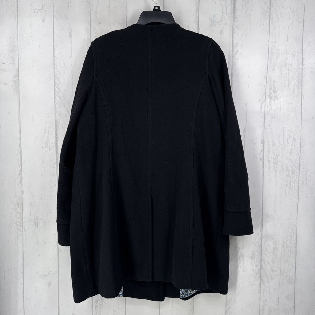 L wool blend coat